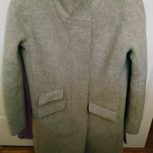 J.crew Stadium cloth cocoon coat Size 00